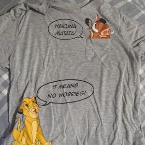 Disney Gray Kids Tee with Lion King Design